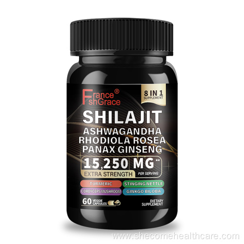Organic Shilajit Supplement Improve Energy Shilajit capsules